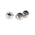 thumbnail image 2 of LOVIVER 10pcs Nylon Insert Collar Stainless Steel Material Screws Bolts Lock Nuts Tool M5, 2 of 7
