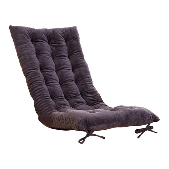 Hvmvliv 47 Inch Tufted Corduroy Floor Cushion for Living Room Tatami, Home Seat Cushion with Foam Added Gray