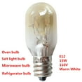 thumbnail image 2 of E12 110V 15W Salt Crystal Light Temperature Resistant Bulb for Refrigerator Oven Microwave Lighting, 2 of 6