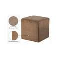 thumbnail image 2 of Meridian Furniture Roy Brown Ottoman/Stool, 2 of 8
