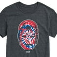 thumbnail image 3 of Marvel Iron Man - Flag Fill Oversized - Men's Short Sleeve Graphic T-Shirt, 3 of 5