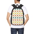 thumbnail image 6 of Vsdgher Colorful Squirrel Print Backpack for Women Men School Bookbag with Laptop Compartment for College Work Travel, Simple Fashion Casual Daypack, Fit 15" Laptop, 6 of 8