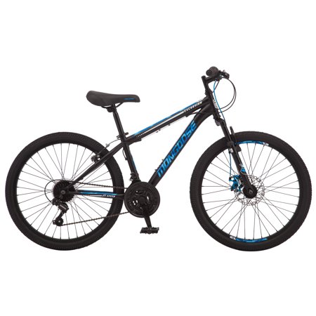 Mongoose Excursion mountain bike, 24-inch wheel, 21 speeds, boys,