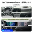 thumbnail image 6 of ZWNAV Dual 12.3 inch for Volkswagen Tiguan L 2023-2025 GPS Navigation Android 13 Car Radio CarPlay Multimedia Player Head Stereo Unit HD Screen, 6 of 15