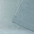 thumbnail image 3 of Exclusive Home Chatra Faux Silk Window Curtain Panel Pair with Grommet Top, 54x108, Robin Blue, 3 of 5