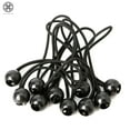 thumbnail image 3 of Luxtrada 10 Pack 6" Ball Bungee Bungie Cord Heavy Duty Canopy Tarp Tie Down Cord Strap Elastic Rope for Canopy, Camping, Screen, Soccer Goals, Tie Down Tarps, Tent, Wires, Motorhome (Black), 3 of 8