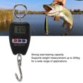 thumbnail image 3 of Portable Electronic Scale, Hanging Scale Sensor Technology Maxmium 200kg / 440.9lb Digital Display High Accuracy  for Market for Home Black, 3 of 7