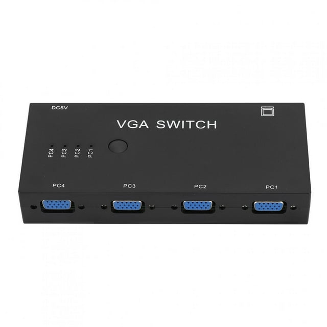 Interrupteur, Répartiteur VGA 4-en 1-out VGA Splitter Accessoire d'Ordinateur Durabilité Éprouvée