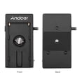 thumbnail image 3 of Andoer Blackmagic Cinema Camera BMPCC 4K Power Supply Mount Plate Adapter with Spring Cable for Sony NP-F970 F750 F550 Battery, 3 of 6