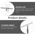 thumbnail image 2 of T Shaped Poster Stand Adjustable Display Poster Stand Desktop Poster Display Holder for Store, 2 of 8