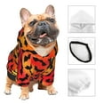 thumbnail image 3 of Honeii Flying Black Bat Print Small Dog Hoodies Pet Hooded Sweatshirts Fall Winter Puppy Cat Sweaters Warm Clothes for Small Dogs Outfits Costume-X-Small, 3 of 7