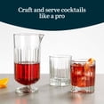 thumbnail image 3 of Libbey Flashback Cocktail Bar Set - 4 Piece Cocktail Mixing Glass Set with Stirring Glass and More - Mixology Bartender Kit for Drink Connoisseurs, 3 of 4