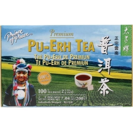 Prince Of Peace Premium Pu-Erh Tea, 4 Pack - 100 Tea Bags Each – Prince Of Peace Tea – Pu-Erh Tea – Premium Tea – Tea Bags From Prince Of Peace – Fully-Fermented Tea – Antioxidant Tea