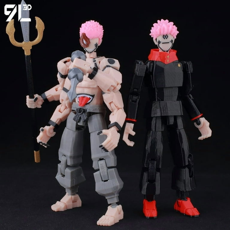 【Lucky様】no.13 9L3D Titan13 Sukuna Cursed King Figure LUCKY13 Anime Action