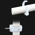 thumbnail image 2 of 50 Pack，Diameter 25mm Single Diameter Hose Clamp, Plastic Hose Clips, 2 of 5