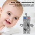 thumbnail image 3 of Juguetes para Masticar para la del bebé Juguetes Sensoriales de Silicona con Forma de Control Remoto de Robot para Niños Pequeños ANGGREK  Otros, 3 of 8
