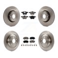thumbnail image 1 of Transit Auto Front Rear Disc Brake Rotors and Semi-Metallic Pads Kit for Car Volvo S60 V60 Cross Country V70 K8S-101396, 1 of 11