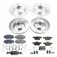 thumbnail image 3 of Power Stop Front and Rear Ceramic Brake Pad and Drilled & Slotted Rotor Kit K8620 Fits 2020 Honda Civic, 3 of 5