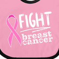 thumbnail image 4 of Inktastic Fight Breast Cancer Pink Ribbon Boys or Girls Baby Bib, 4 of 4