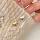 thumbnail image 1 of Collar coreano de plata de ley 925 con diseño de amor para mujer, collar sencillo y versátil, 1 of 5