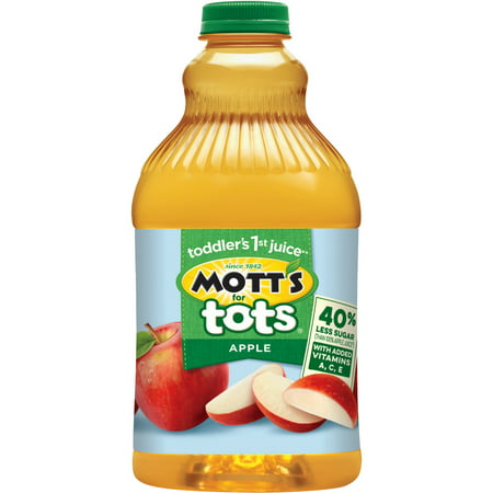 Mott's for Tots Apple Juice Drink, 64 Fl Oz Bottle, 1 (The Best Juice To Drink)