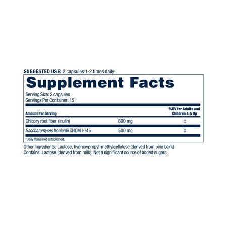 Florastor Unisex Advanced Pro + Pre Probiotic and Prebiotic Supplement 30ct