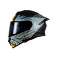 thumbnail image 2 of Casco Abatible Para Moto Kov Thunder Flow Verde/ Gris, 2 of 5