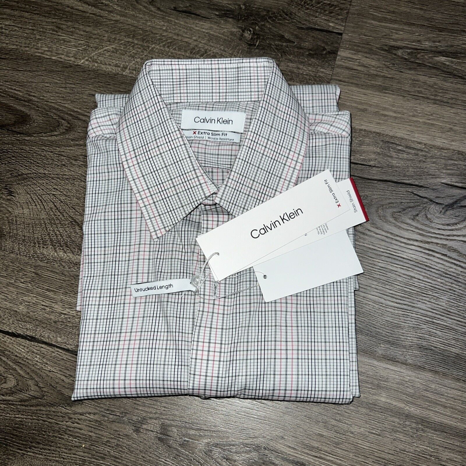 calvin klein extra slim fit dress shirt Calvin Klein Men's Dress Shirt Extra Slim Stretch