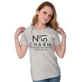 thumbnail image 4 of Number 51 Charm French Stylish Womens Slim Fit Graphic Tee Brisco Brands S, 4 of 5