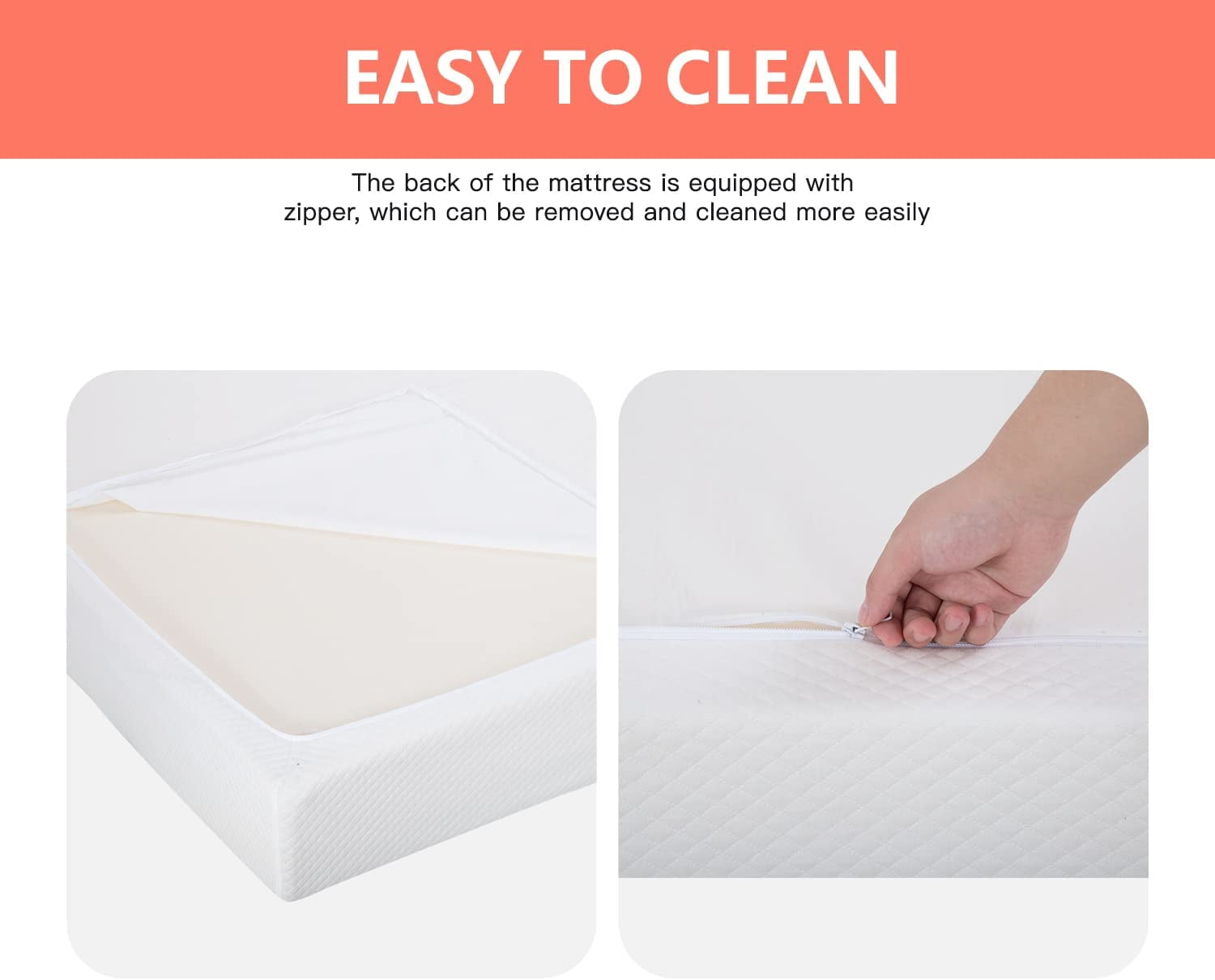 YRLLENSDAN 5 Inch Gel Memory Foam Mattress Medium Firm Mattresses Bed-in-a-Box, Twin