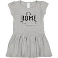 thumbnail image 3 of Inktastic It's Home- State of Nebraska Outline Distressed Text Girls Toddler Dress, 3 of 5