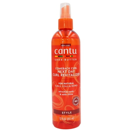 Cantu Shea Butter Comback Curl Next Day Curl Revitalizer, 12 Oz., Pack of 3