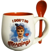 I Love Lucy I Don't Do Mornings Mug w/ Spoon