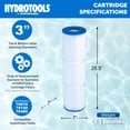 thumbnail image 4 of Swimline 70 Sq Ft Replacement Cartridge Element with 50 Microns for Pool Use, 4 of 9