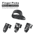 thumbnail image 4 of 60mm Guitar Slide Set,Stainless Steel Metal/Glass Finger Slides 6 Pcs Guitar Picks,and 4 Finger Picks Guitar Accessories, 4 of 7