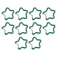 thumbnail image 6 of Colaxi 10Pieces Five Pointed Star Shaped Carabiner Heavy Duty Hanging Buckle Key Chain Clip for Keychains Home Outdoor Hiking Accessories green, 6 of 10