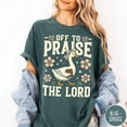 thumbnail image 2 of Off to Praise the Lord T-Shirt, Bible Verse Christian Tee, Faith Goose Shirt, Trendy Church Shirt, Christianity Graphic Tee, 2 of 5