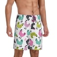 thumbnail image 2 of Fotbe Funny Chicken Pantalones Cortos de Pijama para Hombre, Ropa de Dormir, Pantalones de Pijama Cortos para Hombre-Medium, 2 of 6