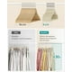 thumbnail image 4 of SONGMICS Perchas Infantiles, Juego de 50, Perchas de Terciopelo con Ganchos, Perchas Antideslizantes para Ropa, Beige Arena, 4 of 5