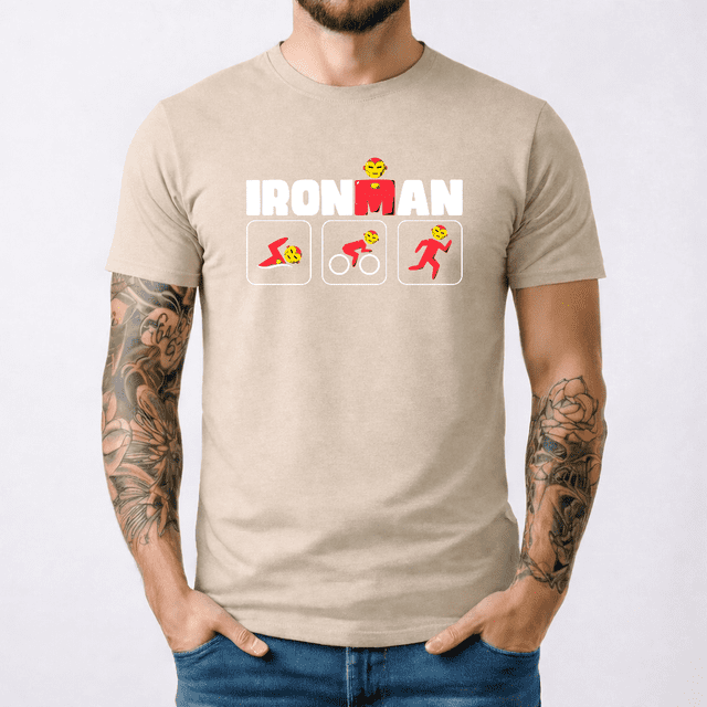 T-SHIRT Graphique de TRIATHLON Iron MAN