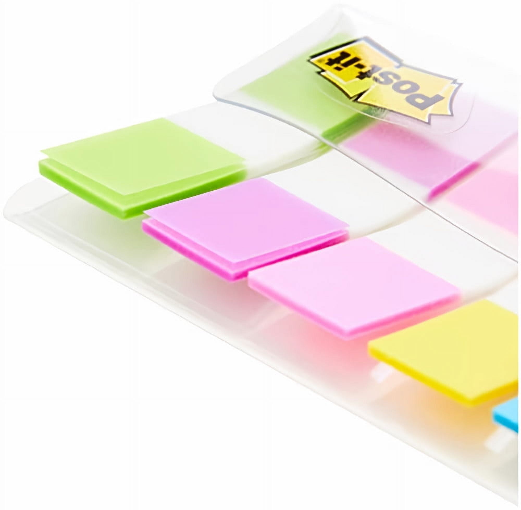 3M Post-it Flags Assorted Bright Colors .5 Wide (Pack of 5)