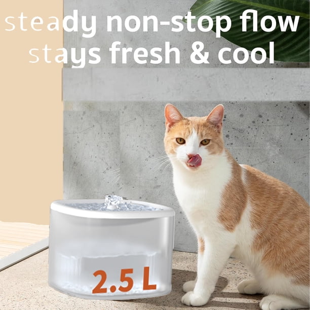 Romiromi Automatic Cat Feeder and Water Fountain,4.5L /19 Cups
