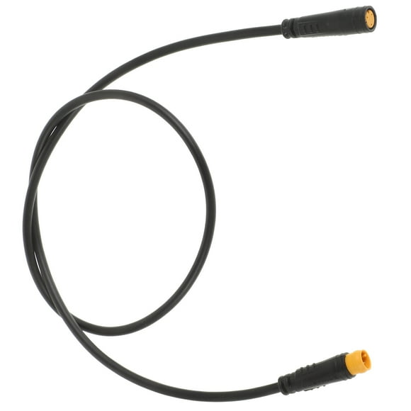 RUNROTOO Stable Connection Throttle Control Cable Extension Cable Black for Electric Vehicle Modification 1Pack