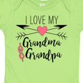 thumbnail image 4 of Inktastic I Love My Grandma and Grandpa Heart and Arrows Boys or Girls Baby Bodysuit, 4 of 5