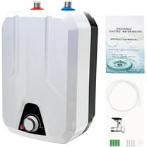 1500W Tankless Electric Water Heater, 6L/1.59gal Mini Instant Hot Water Heater, 86-149°F On Demand Under Sink, with Overheating Protection/IPX4, for Kitchen RV