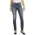 thumbnail image 1 of Jeans Silver Jeans Co. Suki de talle medio, corte curvo, pierna recta, 1 of 1
