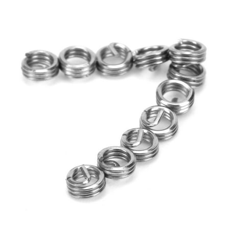 

Tebru Wire Thread Insert Threaded Repair Protection Sleeve Reducer Nut Fastener M1.6