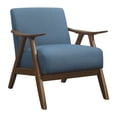 thumbnail image 3 of Topline Home Furnishings Blue Accent Chair, 3 of 4