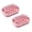 Pink, variant on 1 Pc Leakproof Soap Dish with Lid & Draining Layer, Shatterproof Travel Bar Soap Holder Case Container, Portable Travel Size Essentials for Camping, Gym, Bathroom, 5.04x3.46x2.16 Inch, White