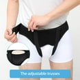 thumbnail image 2 of huanledash Hernia Belt Adjustable Design Pain Relief Inguinal Support Removable Compression Pad Male Hiatal Hernia Care Recovery Strap Health Massage, 2 of 6
